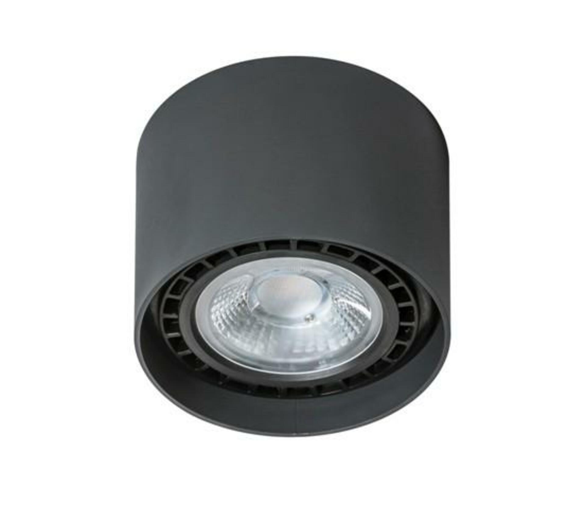 Levně Stropní přisazené bodové svítidlo AZzardo Eco Alix black AZ1837 GU10+ADAP111/ES111 1x40W/1x50W IP20 12cm 230V černé