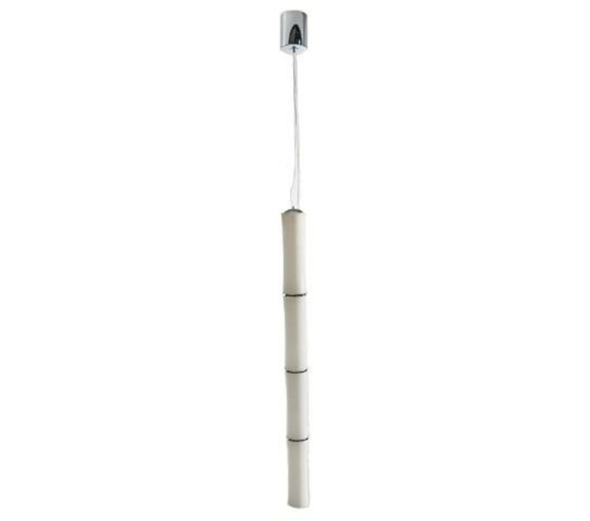Levně LED Závěsné svítidlo AZzardo Bamboo 4 pendant white AZ1902 96W 8160lm 3000K IP20 bílé stmívatelné