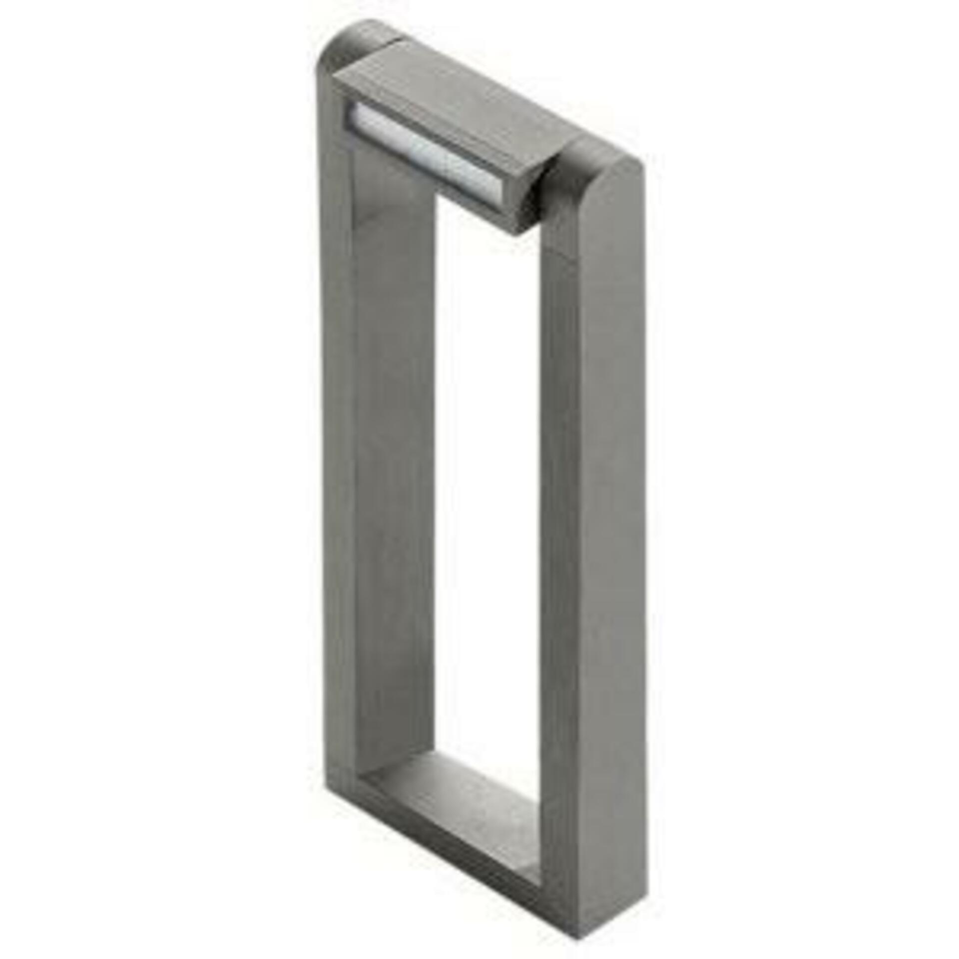 Levně LED Venkovní sloupkové svítidlo AZzardo Frame 70 bright grey AZ2131 8W 800lm 3000K IP54 70cm světle šedé