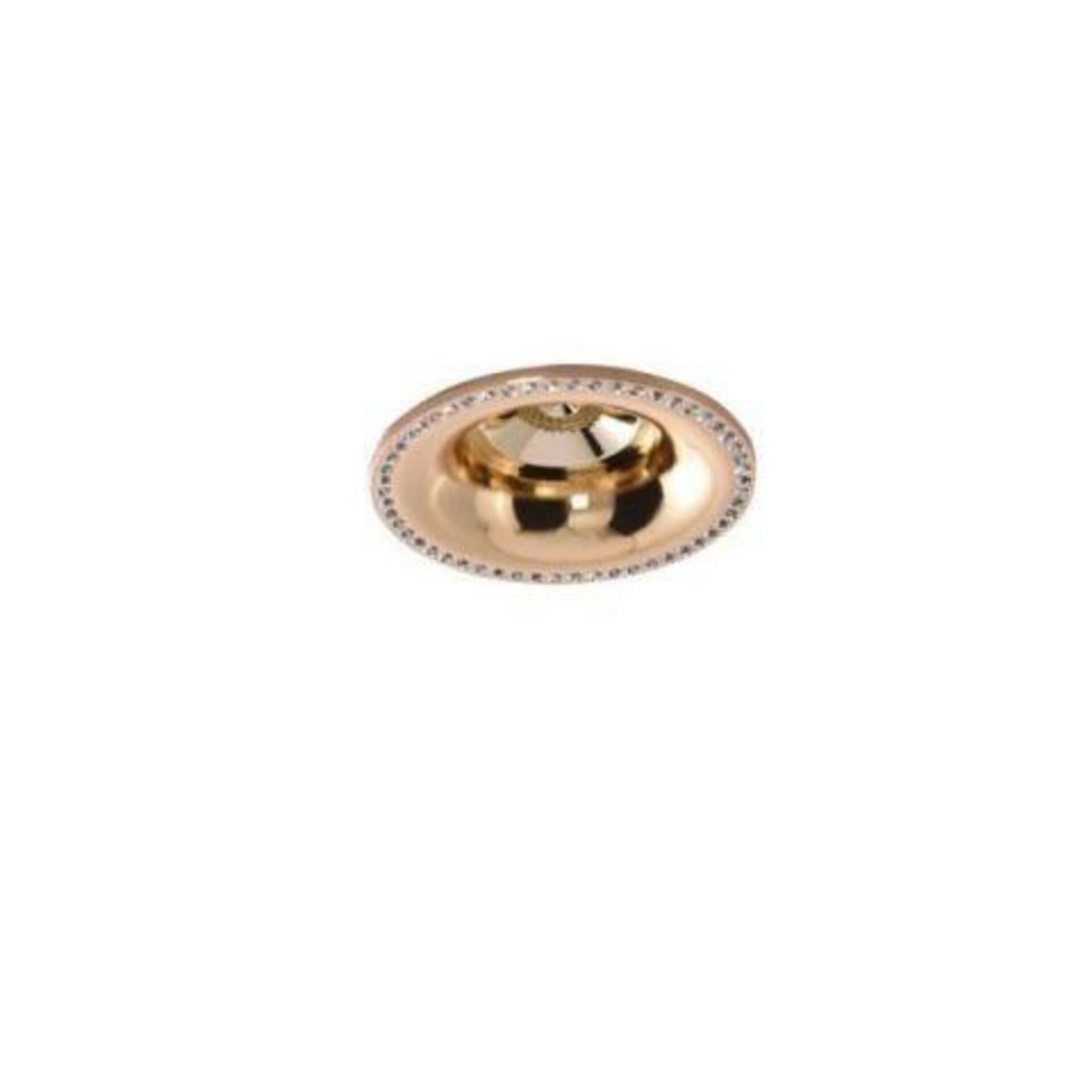 Stropní zápustné bodové svítidlo AZzardo Adamo Midst Diamond gold AZ2740 GU10 1x50W IP20 9cm zlaté