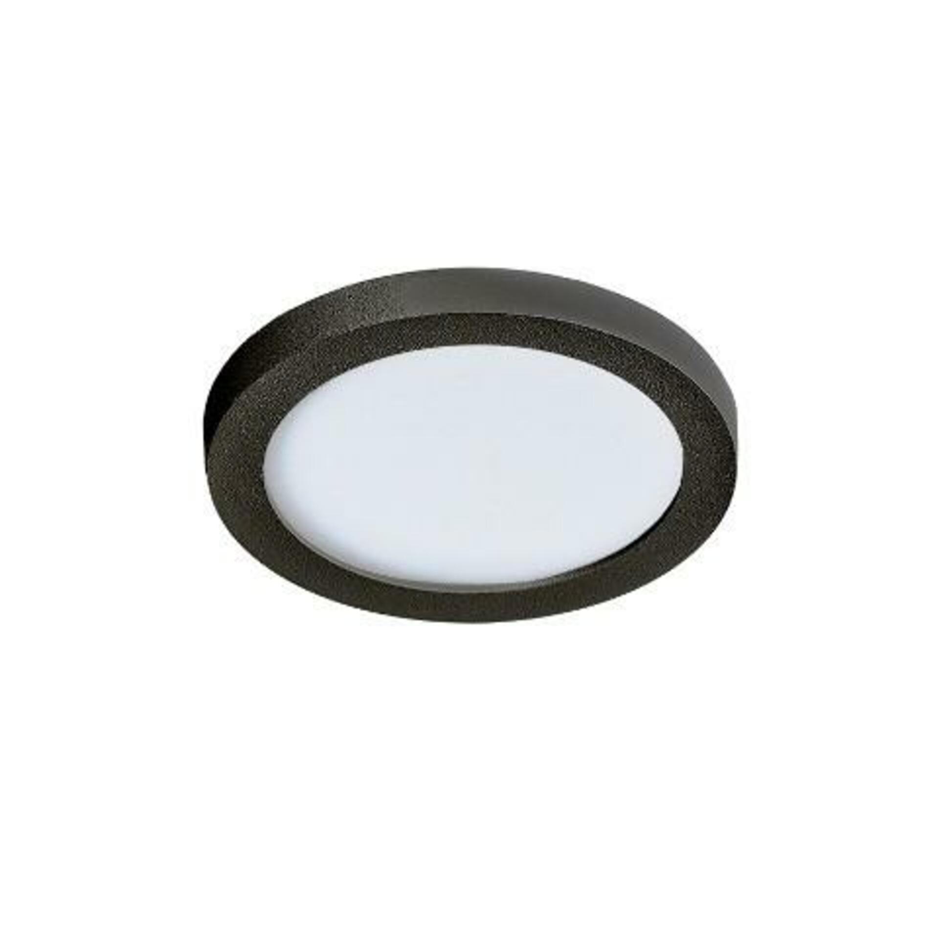LED Stropní zápustné bodové svítidlo AZzardo Slim 9 Round 3000K IP44 black AZ2834 6W 500lm 3000K IP44 9cm kulaté černé