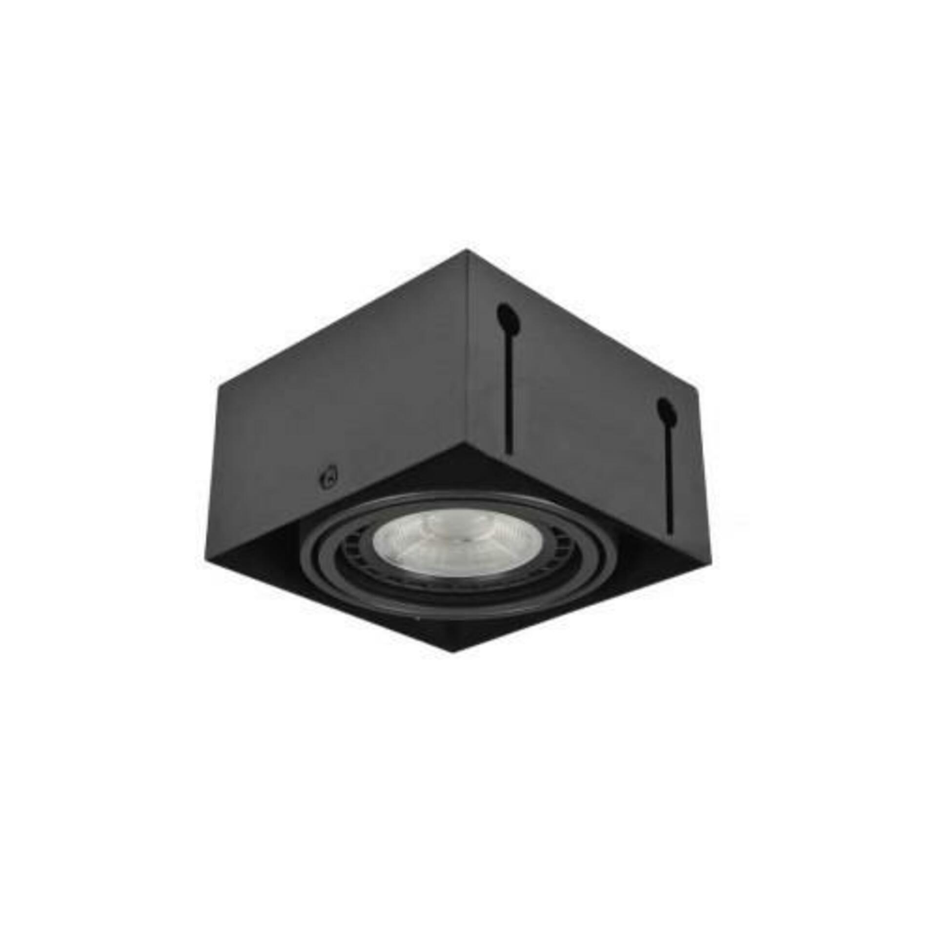 Stropní zápustné bodové svítidlo AZzardo Nova 1 GIPs black/black AZ2872 GU10+ADAP111/ES111 1x40/1x50W IP20 15cm černé