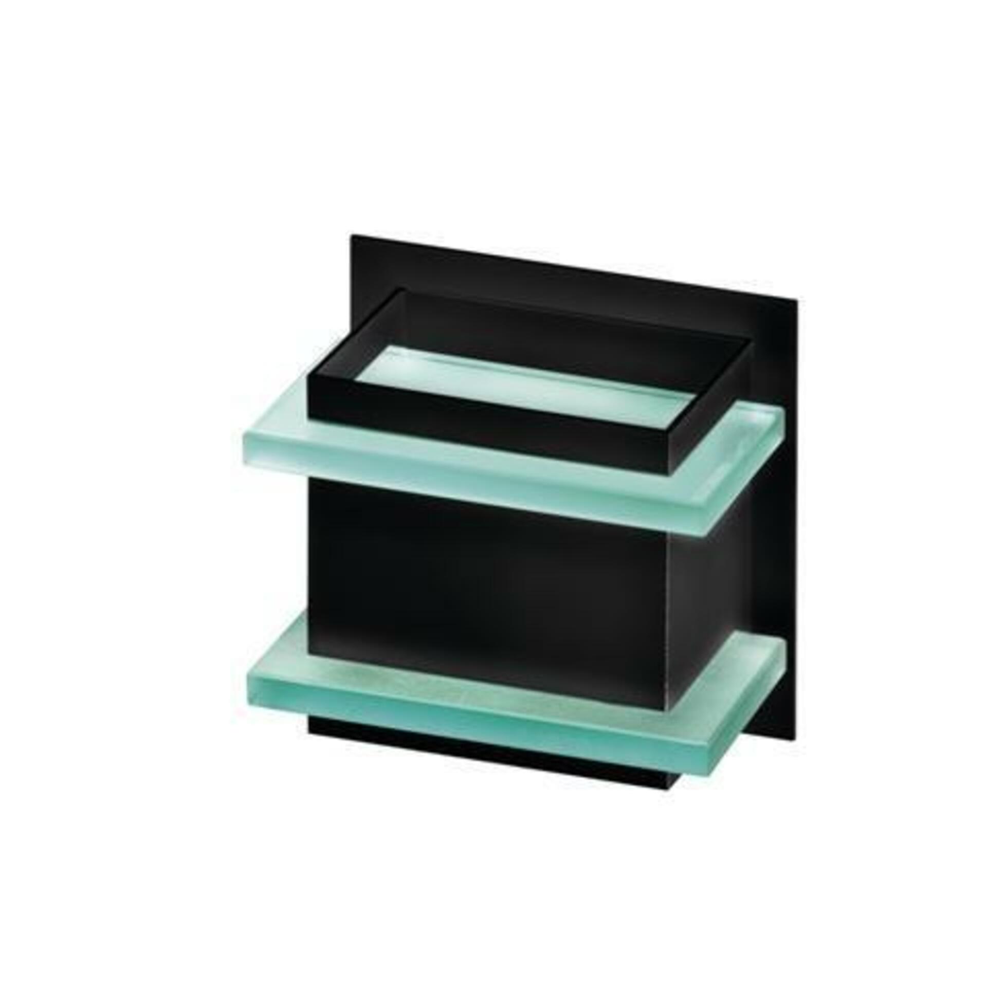 Levně Nástěnné svítidlo AZzardo Blas black AZ3069 G9 1x40W IP20 10cm černé