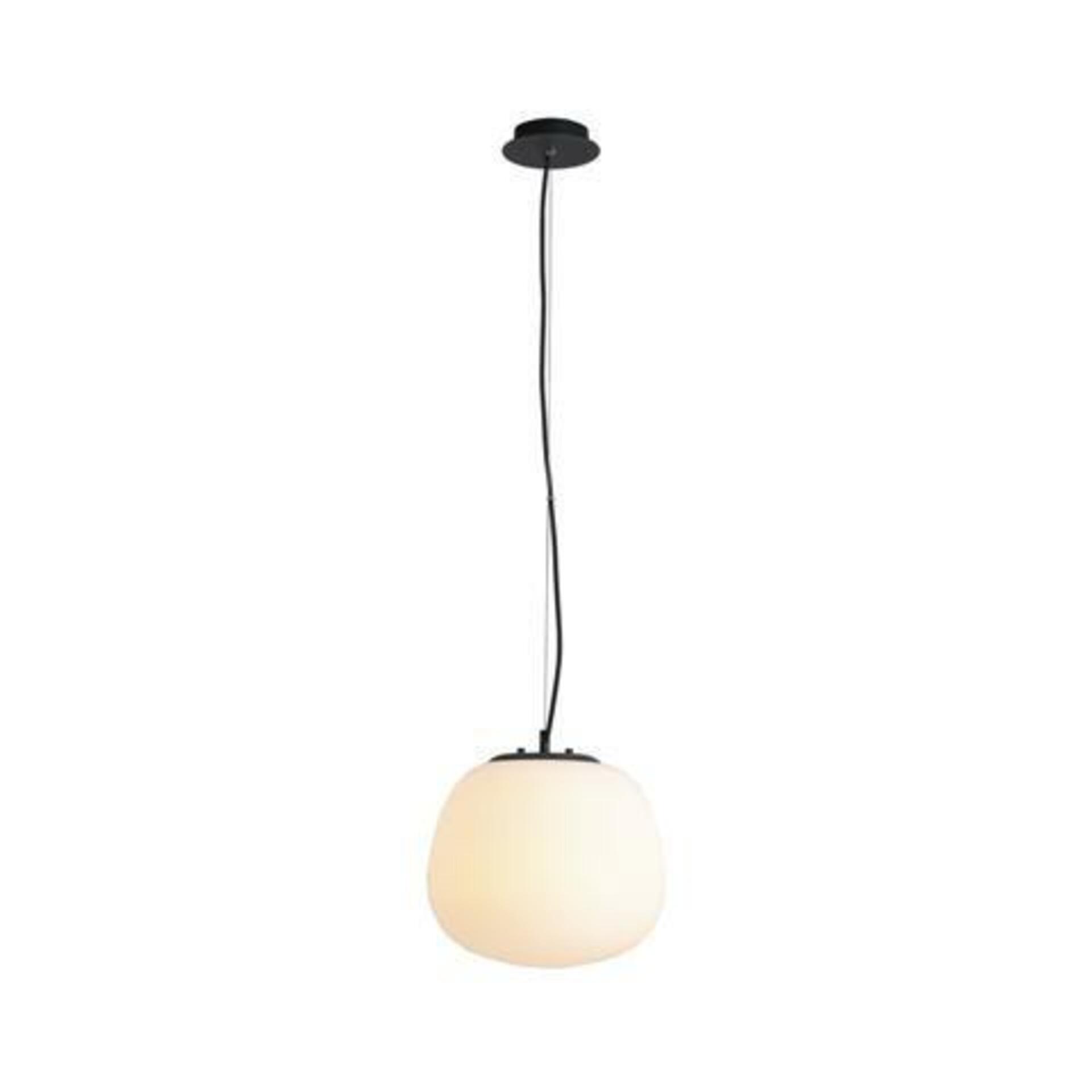 Levně Závěsné svítidlo AZzardo Felipe 30 AZ3181 E27 1x40W IP20 30cm černo-bílé