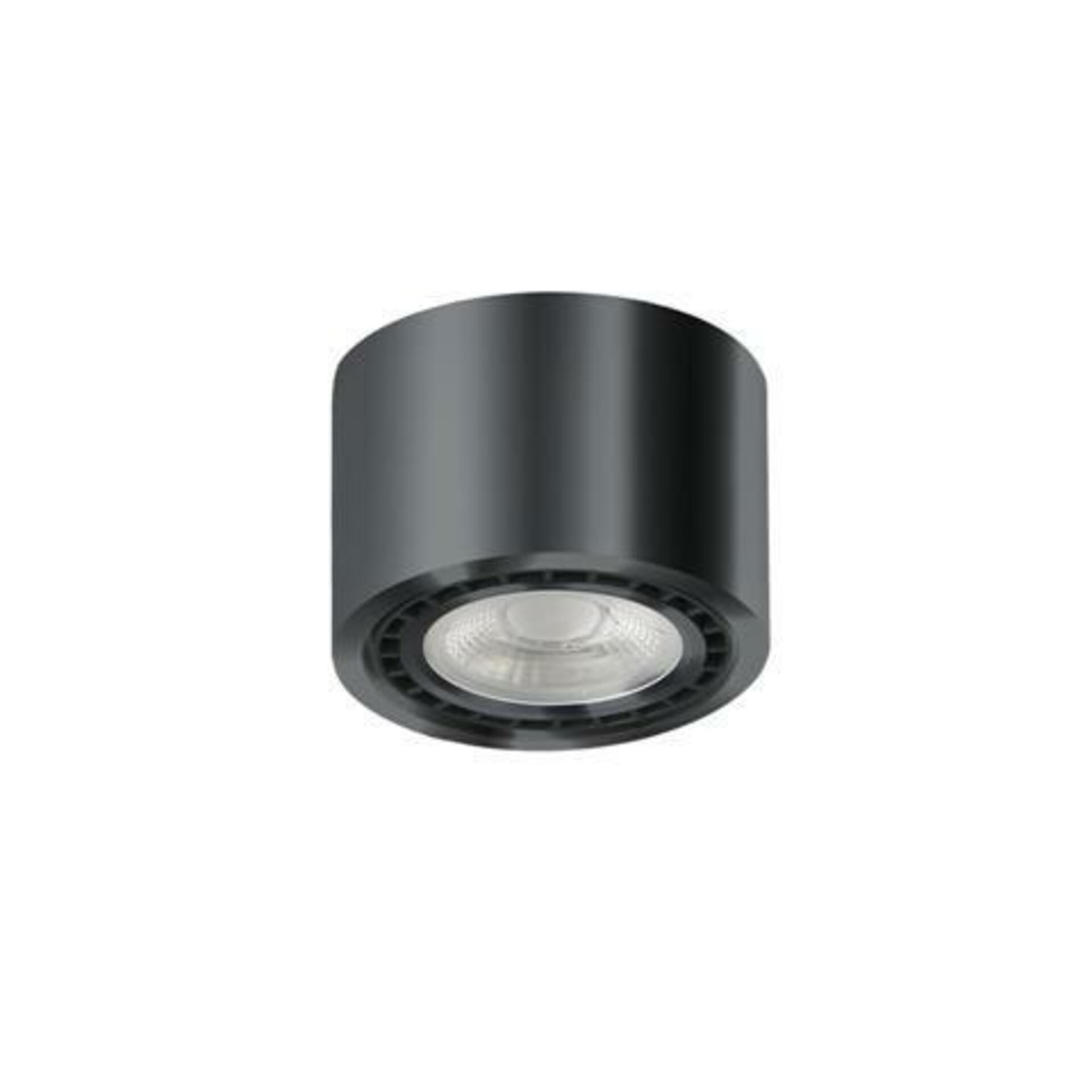 Levně Stropní přisazené bodové svítidlo AZzardo Eco Alix New black/chrome AZ3494 ES111 1x35W IP20 12cm 230V černý chrom