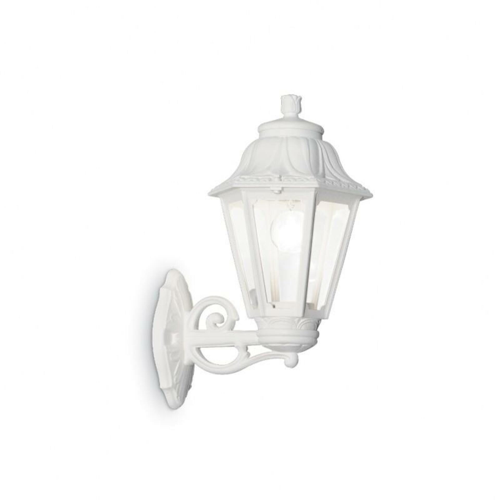 Venkovní nástěnné svítidlo Ideal Lux Anna AP1 big bianco 120423 bílé IP44  