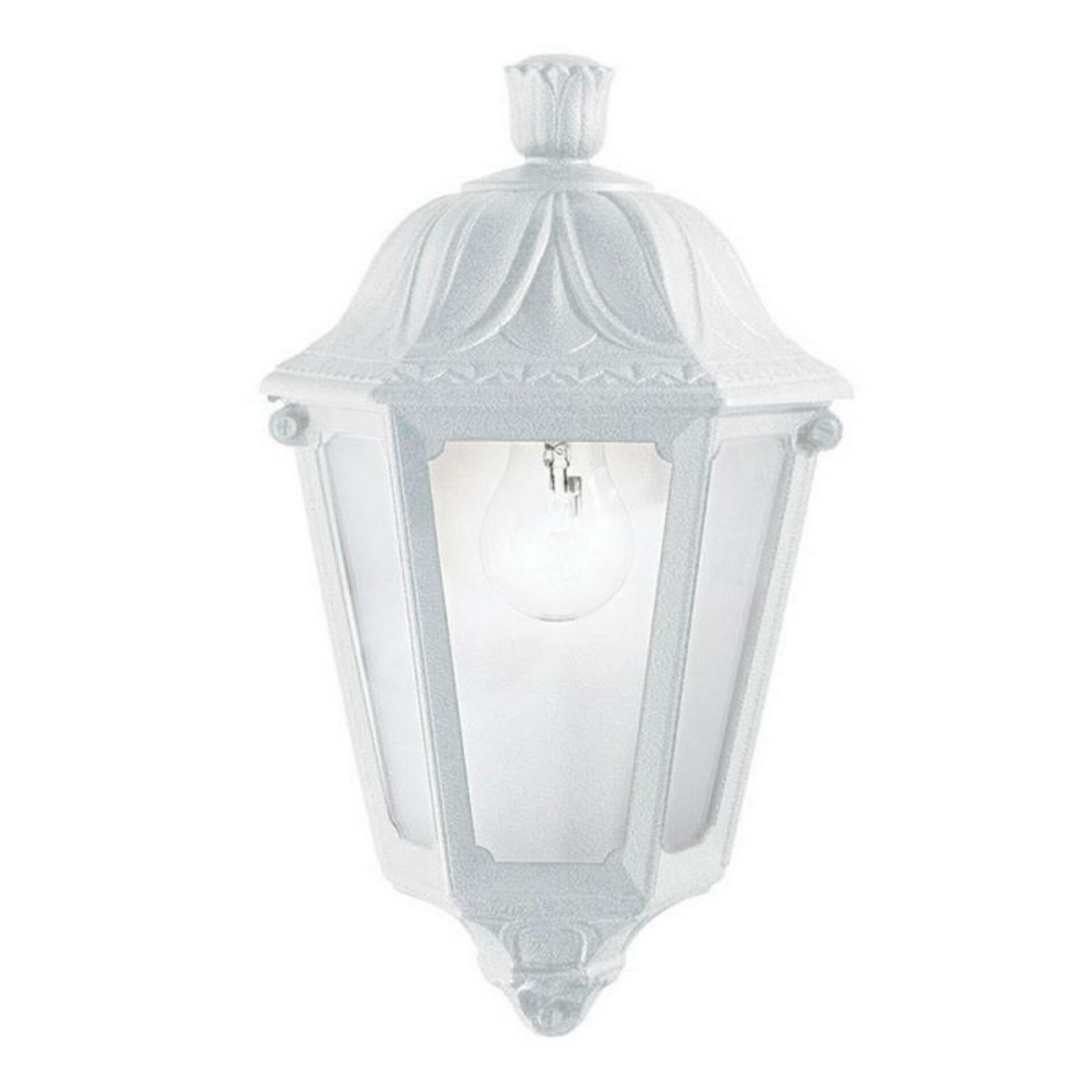 Venkovní nástěnné svítidlo Ideal Lux Anna AP1 small bianco 120430 bílé IP44  