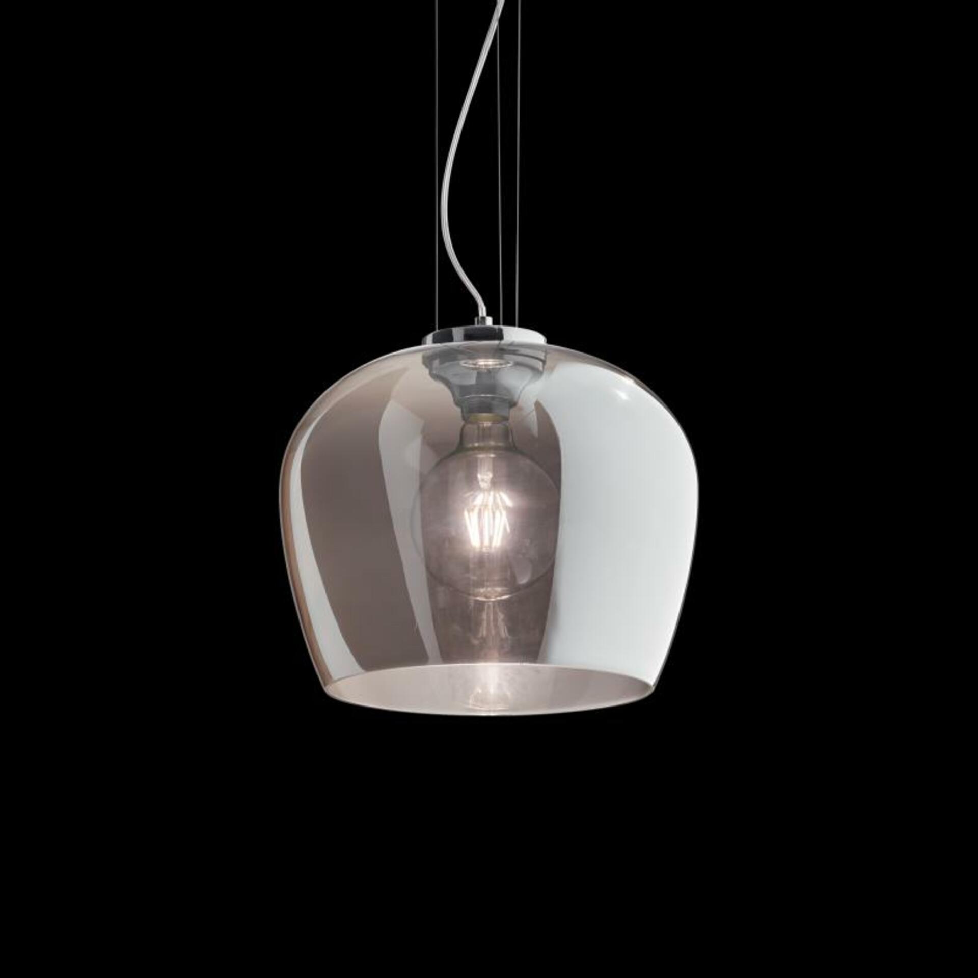 Závěsné svítidlo Ideal Lux Blossom SP1 Fume´ 241517 E27 1x60W IP20 32cm kouřově šedé
