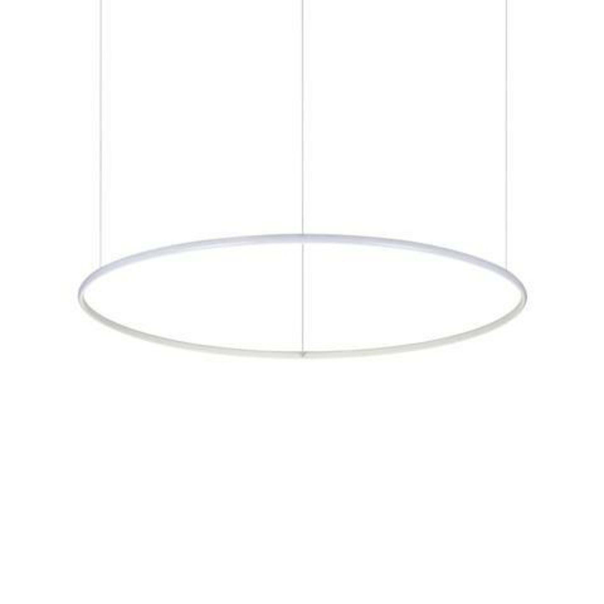 LED Závěsné svítidlo Ideal Lux HULAHOOP SP D100 258751 50W 5000lm 3000K IP20 100,5cm bílé