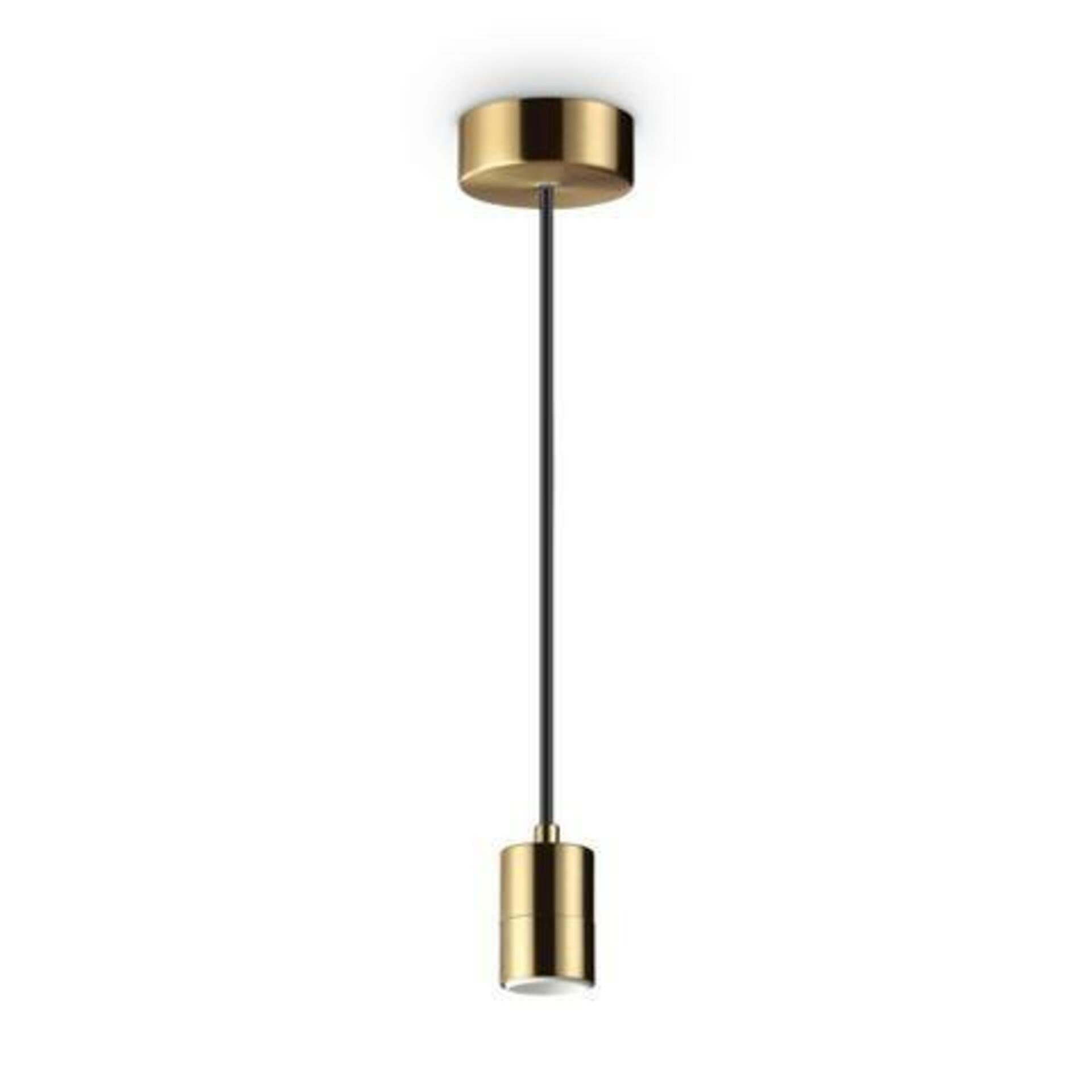 Závěsné svítidlo Ideal Lux SET UP MSP OTTONE 260051 E27 1x60W IP20 9cm broušená mosaz