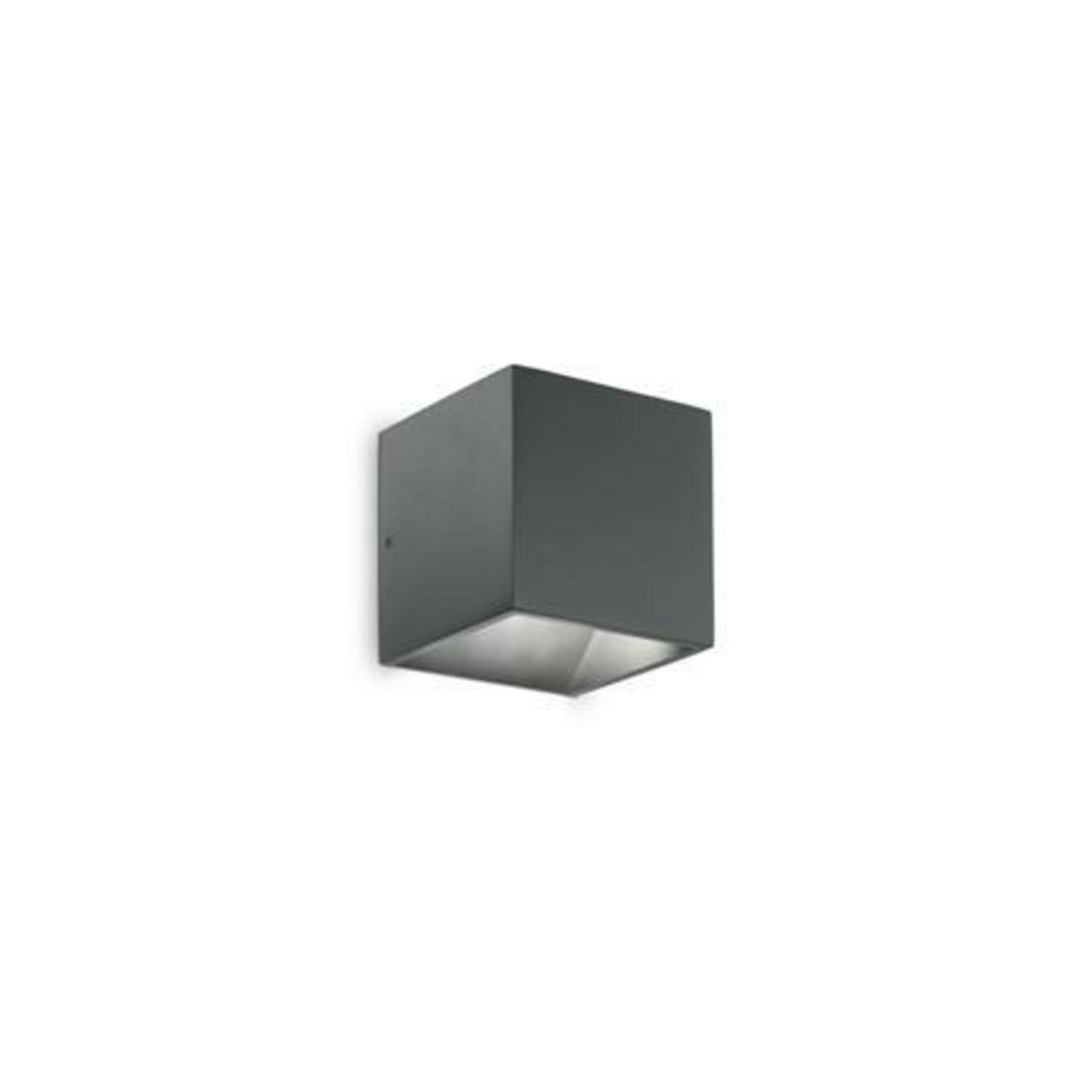 LED Venkovní nástěnné svítidlo Ideal Lux RUBIK AP1 D07 ANTRACITE 3000K 269184 4,5W 260lm 3000K IP54 7cm antracitové