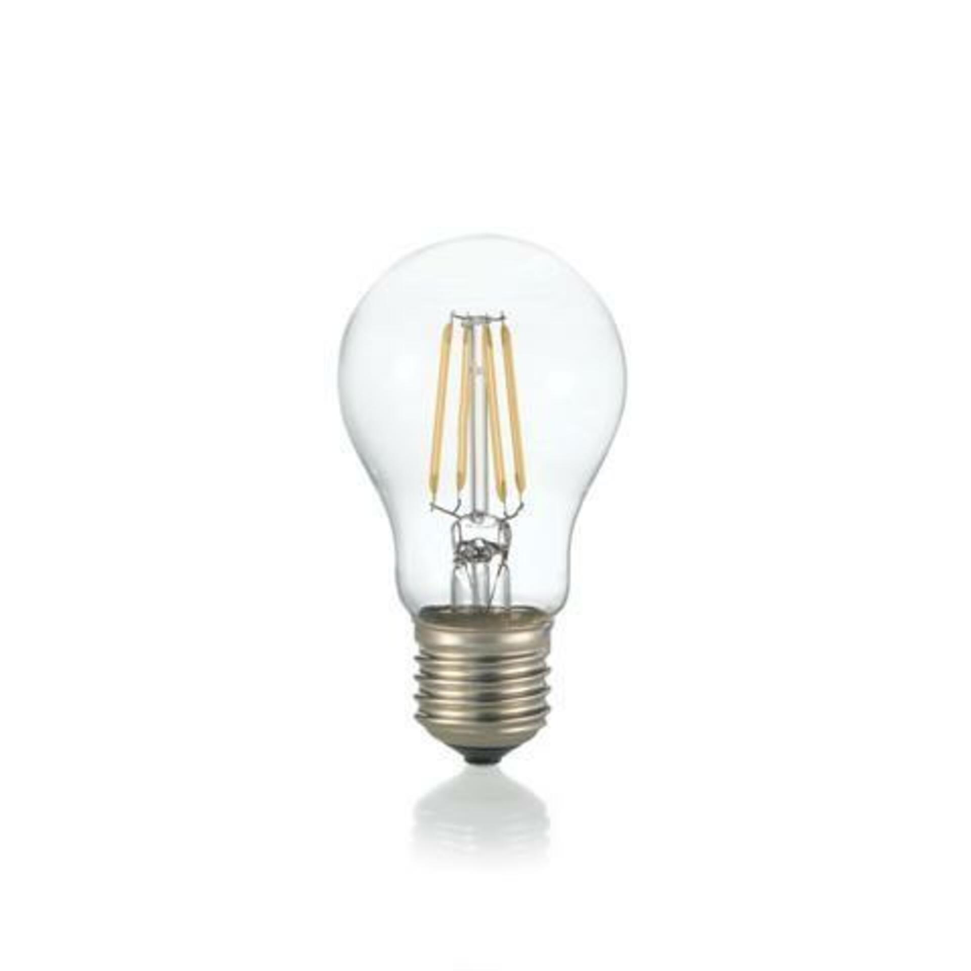 LED Filamentová žárovka Ideal Lux Goccia Trasparente 270920 E27 10W 1400lm 4000K čirá nestmívatelná