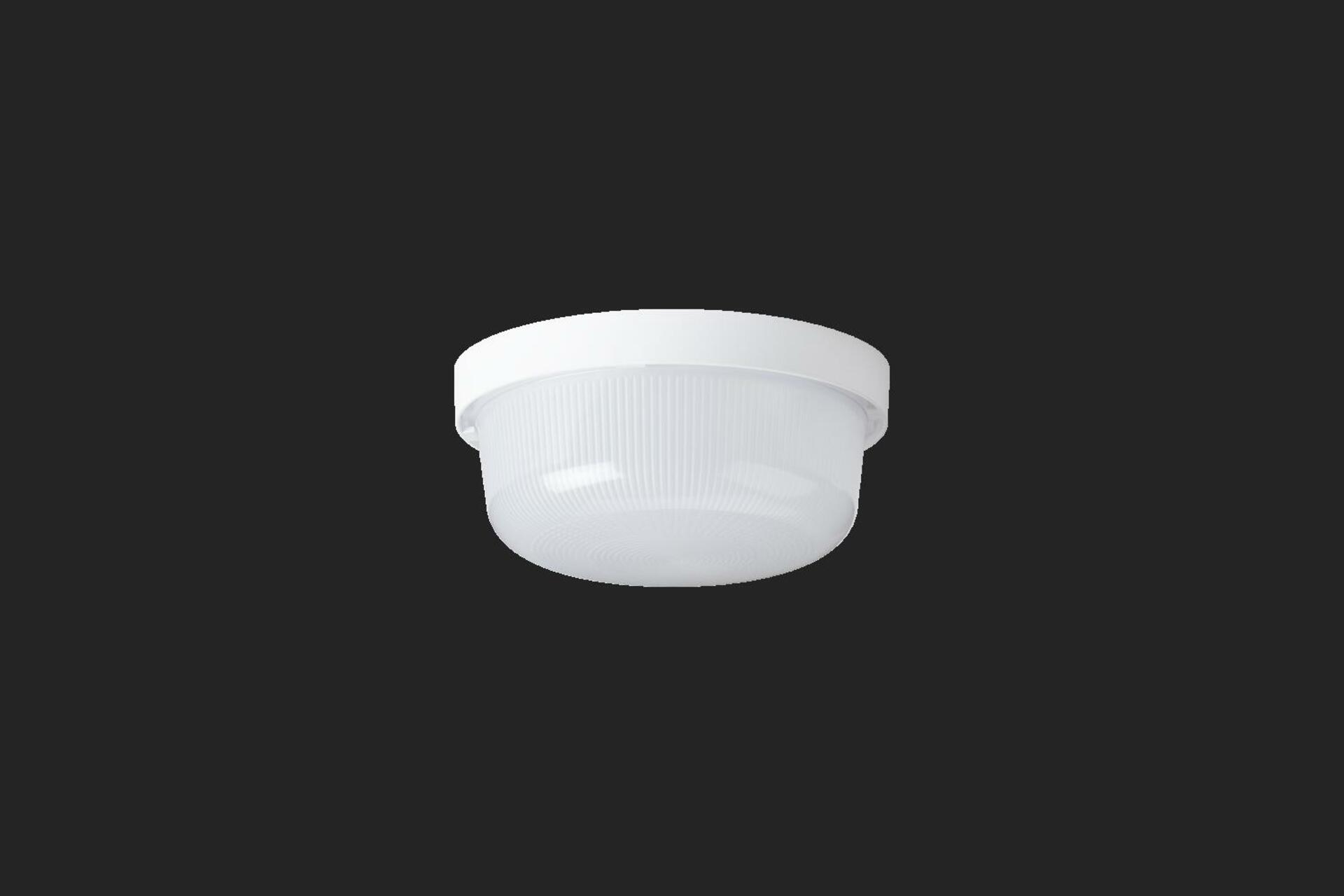 OSMONT 50120 ELEKTRA 3 stropní/nástěnné průmyslové plastové svítidlo bílá IP54 3000 K 8W LED