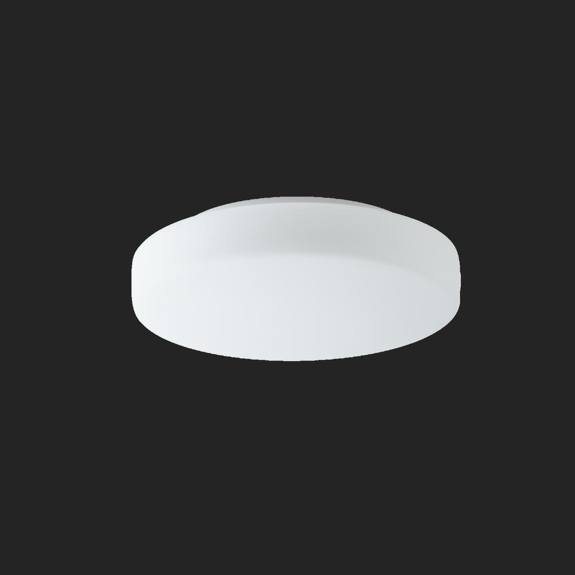 OSMONT 59147 EDNA 3 stropní/nástěnné skleněné svítidlo bílá IP43 3000 K 14W LED nouzové kombinované 3 h