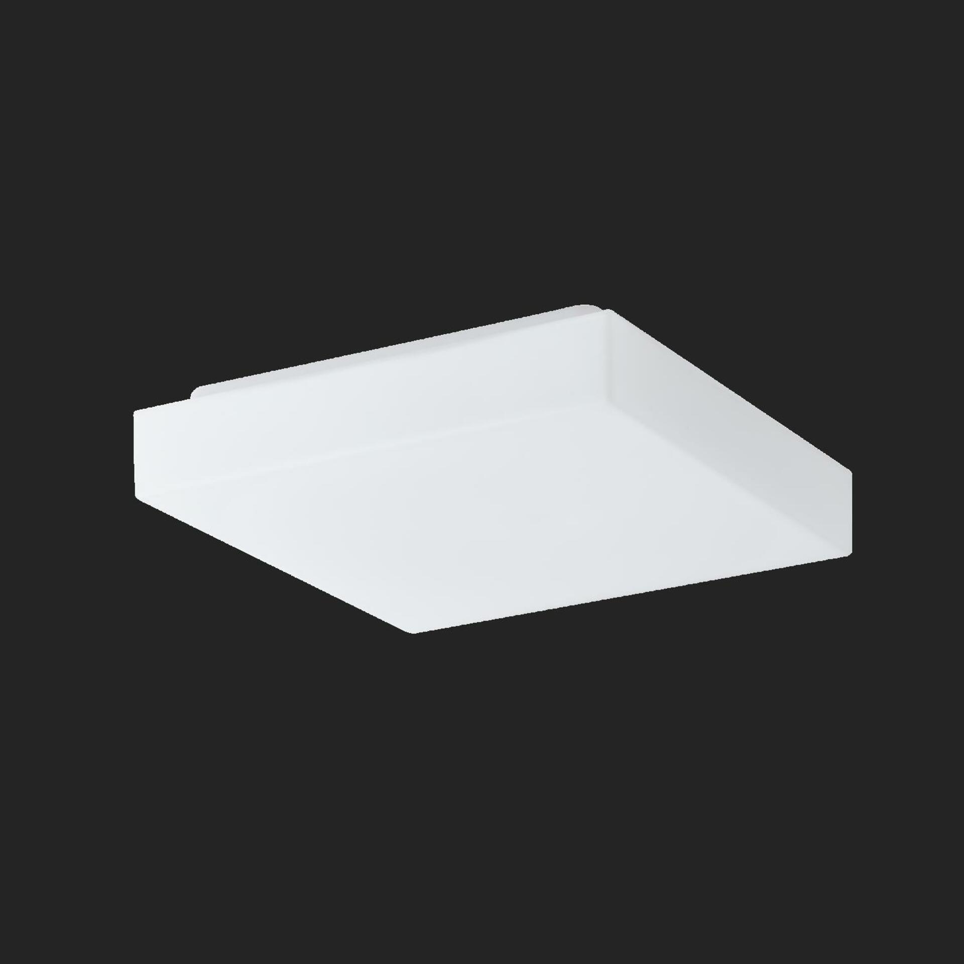 OSMONT 59605 LIBRA 1 stropní/nástěnné skleněné svítidlo bílá IP44 4000 K 19W LED