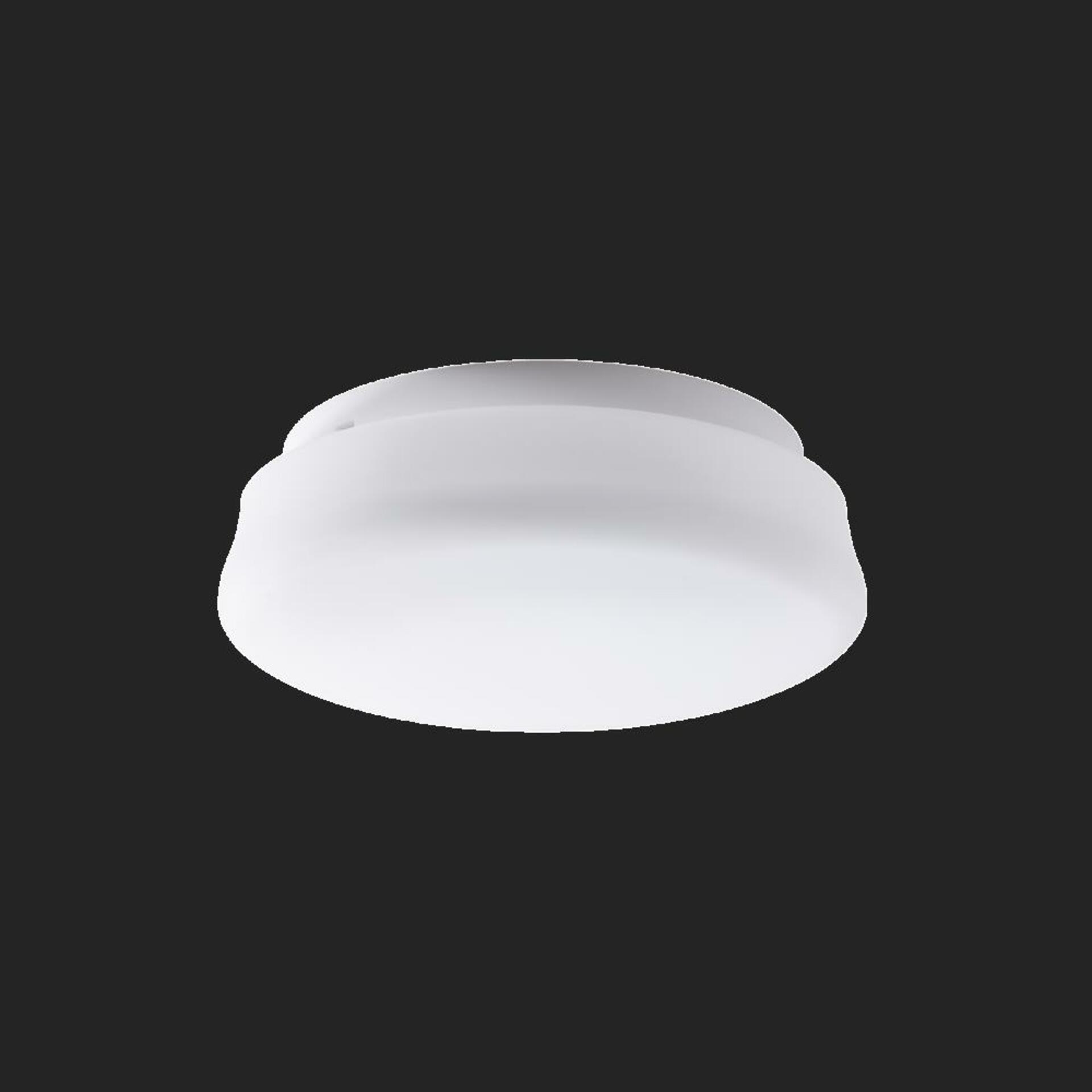 OSMONT 61442 RANA stropní/nástěnné skleněné svítidlo bílá IP44 3000 K 15W LED