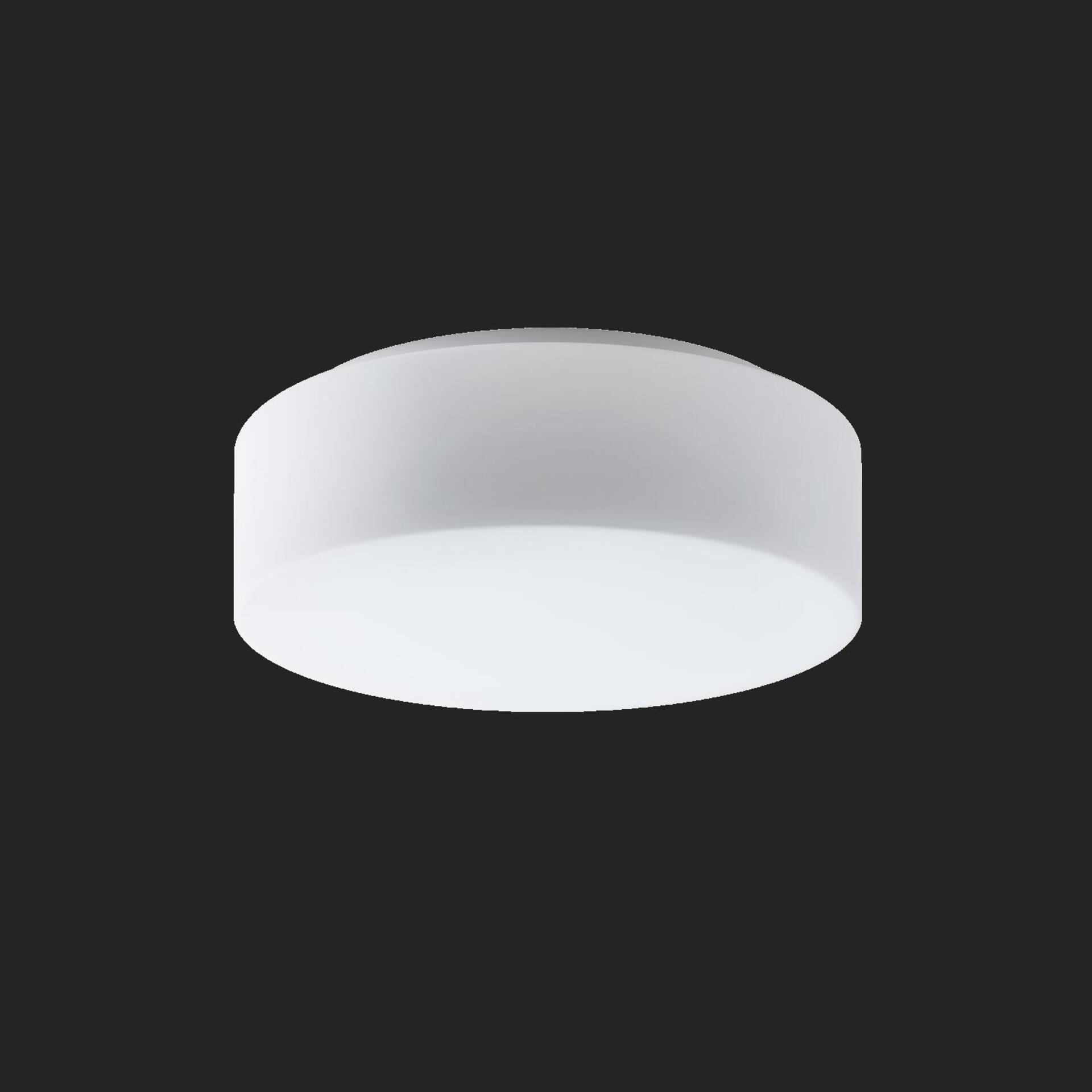 OSMONT 63084 ERIS 2 stropní/nástěnné skleněné svítidlo bílá IP43 2700-6500 K 18W LED