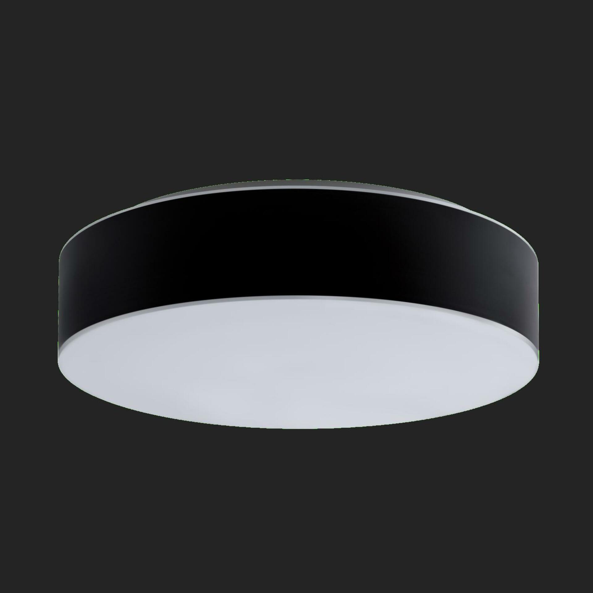 OSMONT 67059 ERIS C4 stropní/nástěnné skleněné svítidlo bílá / bílo - černá IP43 3000 K 35W LED DALI