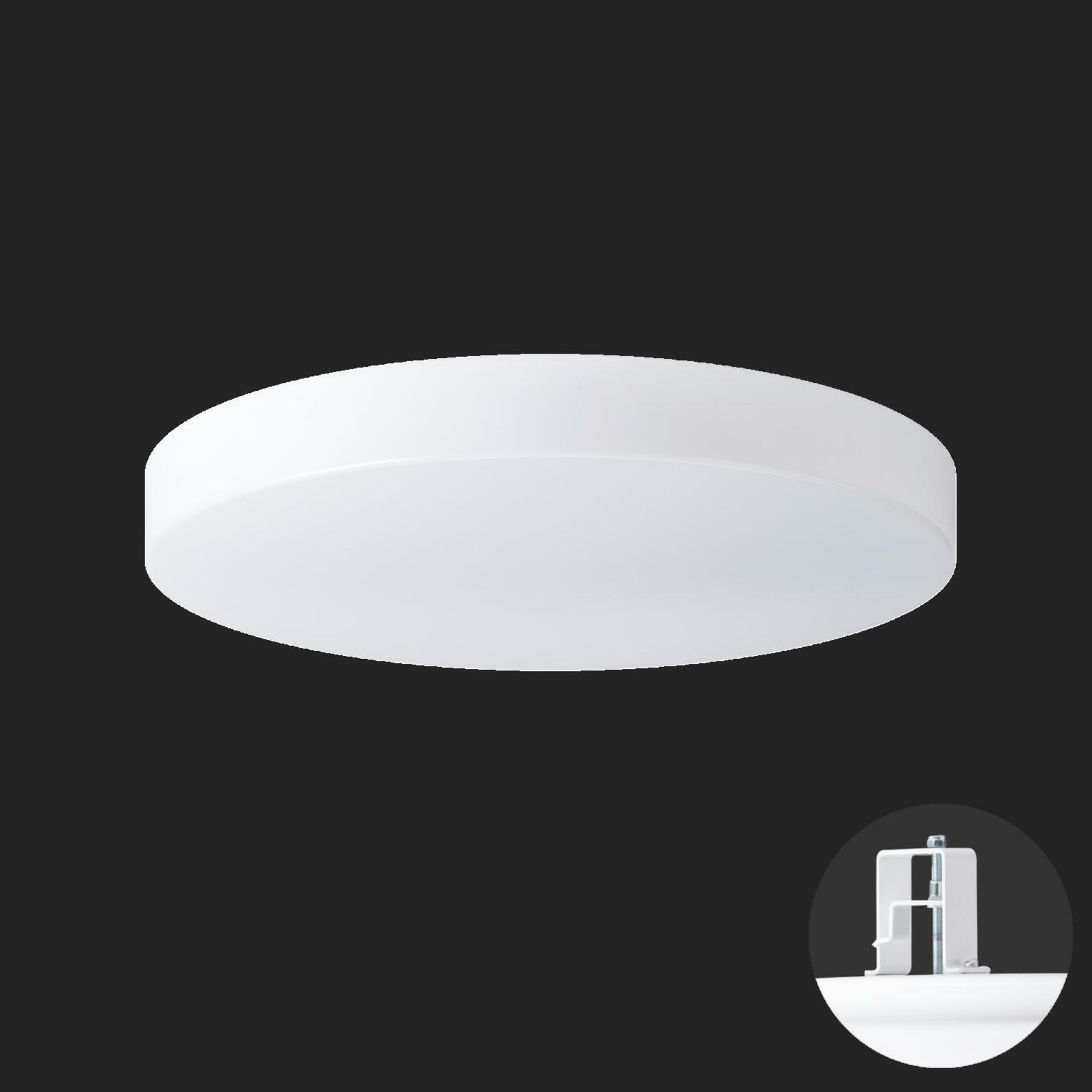 OSMONT 68170 DELIA V3 stropní/nástěnné plastové polovestavné svítidlo bílá IP44 3000 K 49W LED DALI