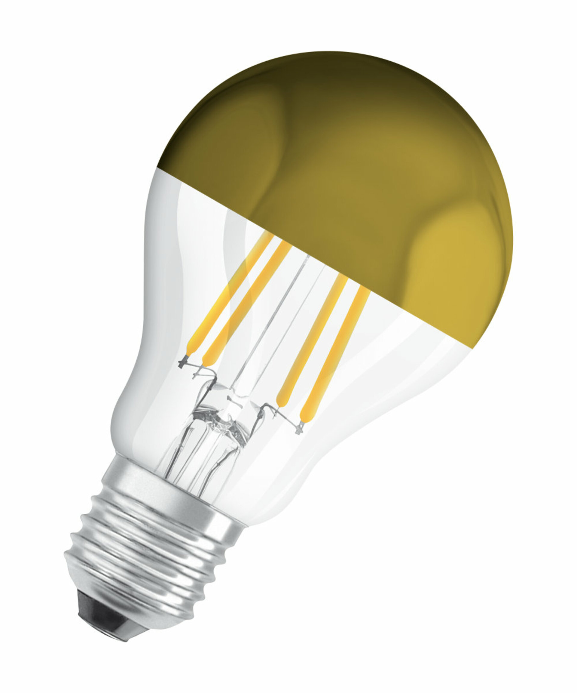 Levně LEDVANCE OSRAM LED STAR CL A FIL Mirror Gold 37 non-dim 4W/827 E27