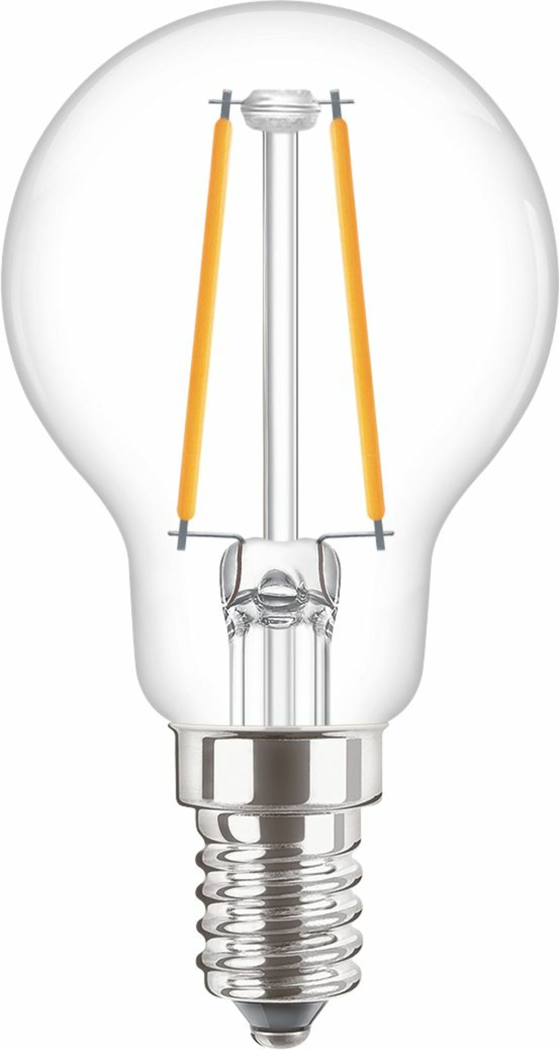 Philips CorePro LEDLuster ND 2-25W P45 E14 827 CLEAR GLASS