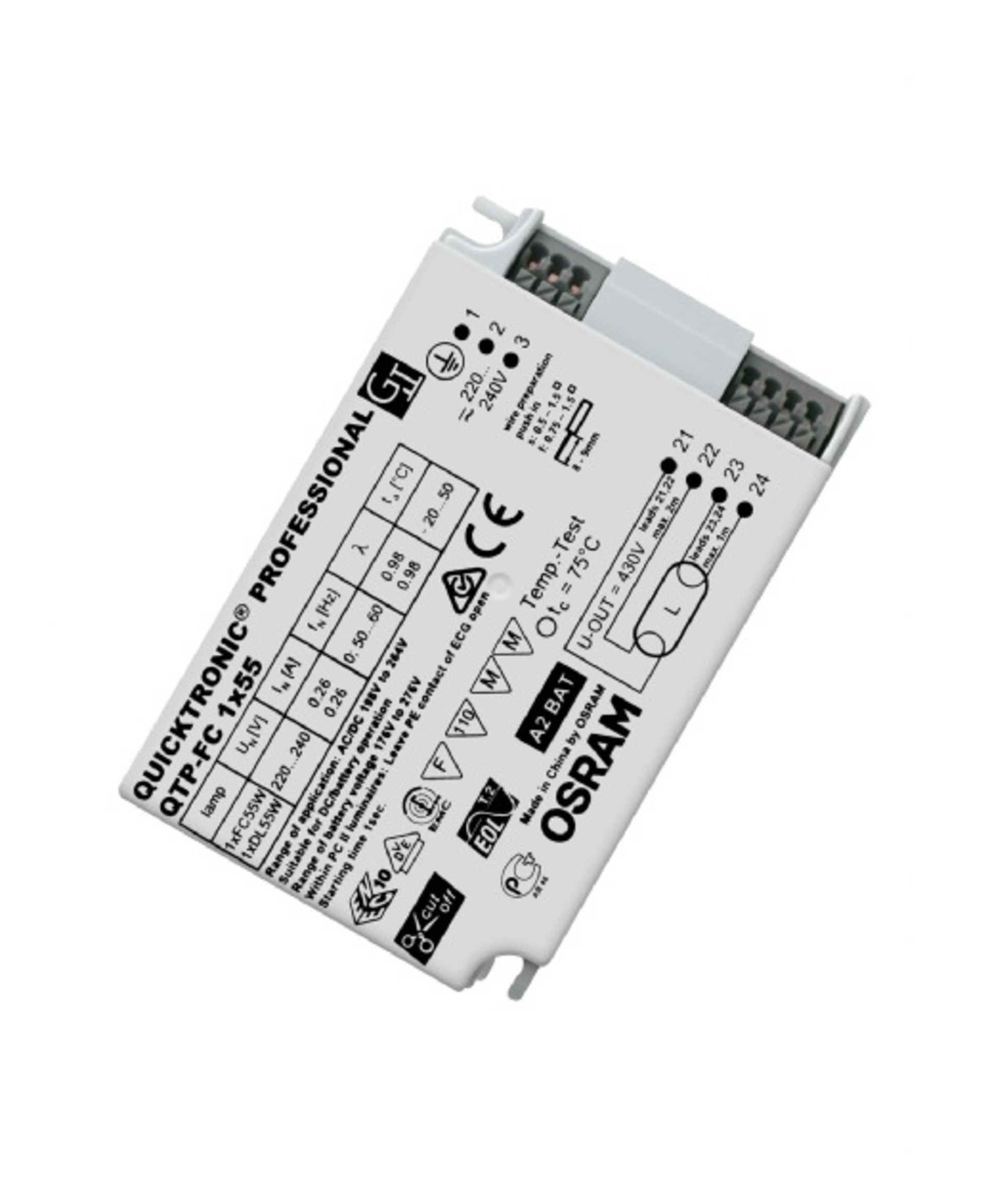 OSRAM QTP-FC 1X55/220-240