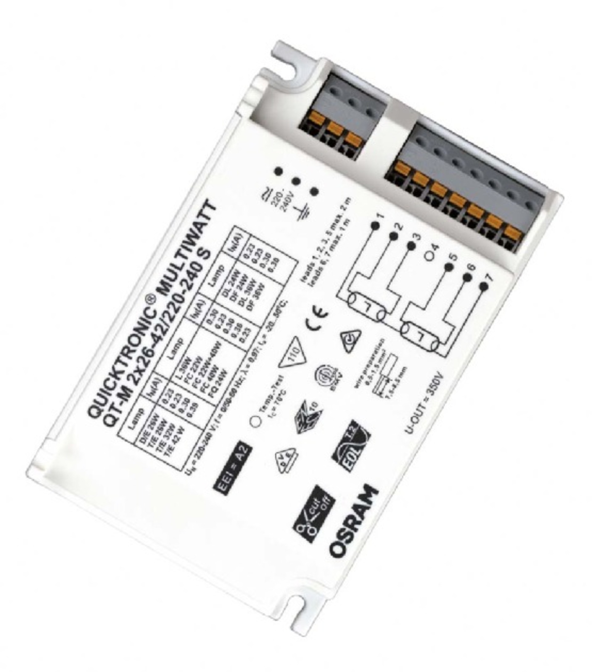 Levně OSRAM QT-M 2X26-42/220-240 S