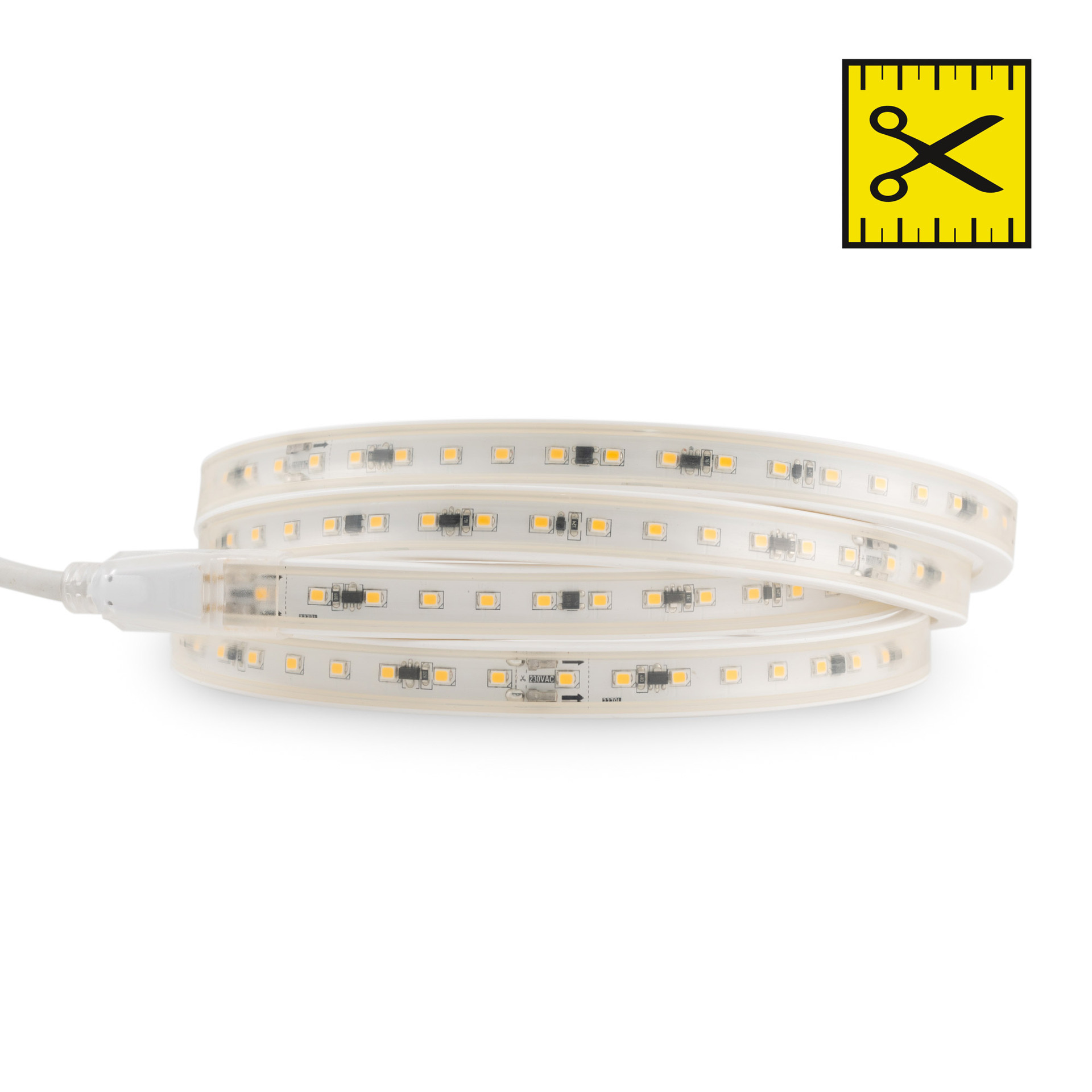 Levně LED pásek SLC LED STRIP 230V Mains 120 1MCL 16,5MM 8W 800LM 827 IP65