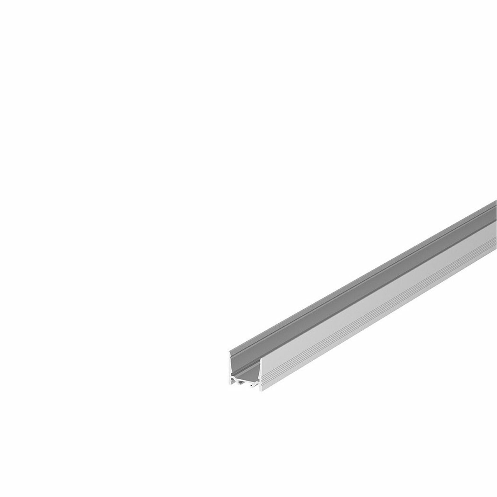 SLV BIG WHITE GRAZIA 20, profil na stěnu, LED, standard, drážkovaný, 2m, hliník 1000511