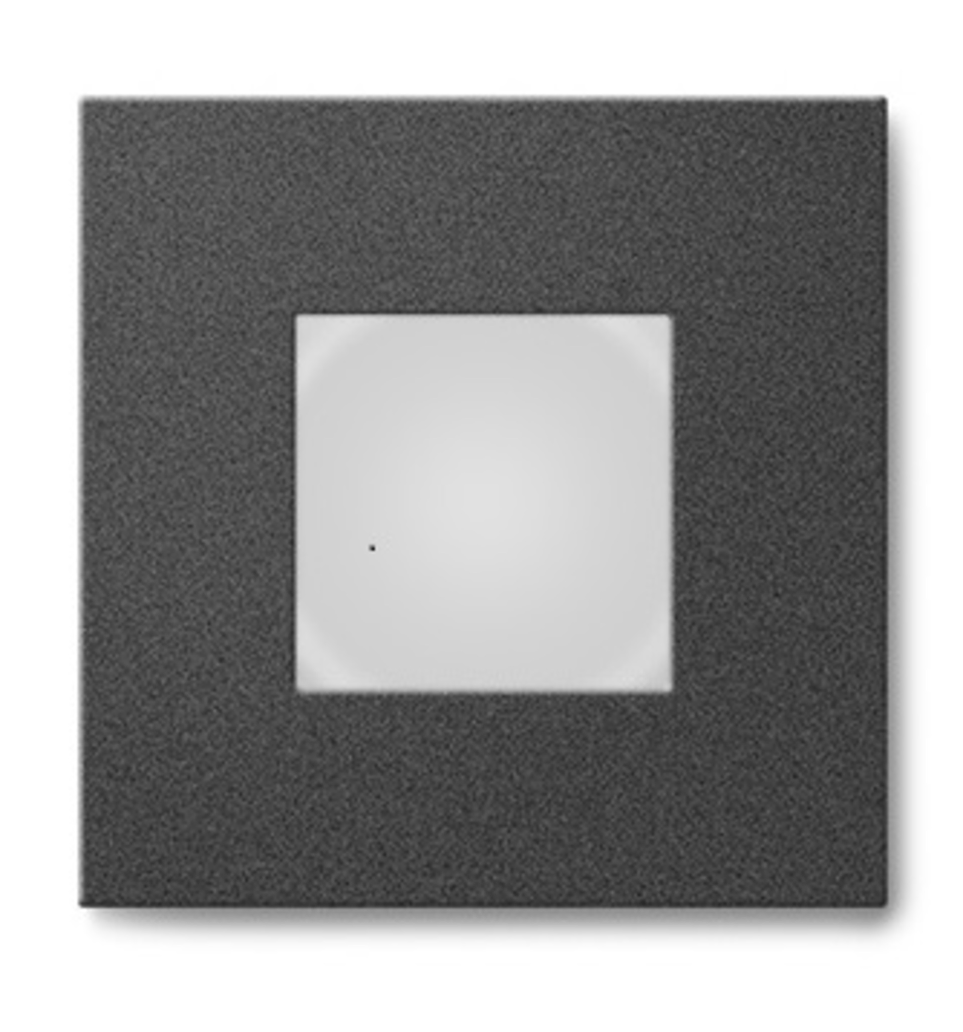 Levně Mivvy LED vestavné nástěnné svítidlo SOLO BLACK A 80x80x26mm 1-3W/3000K SOLA3W3KB