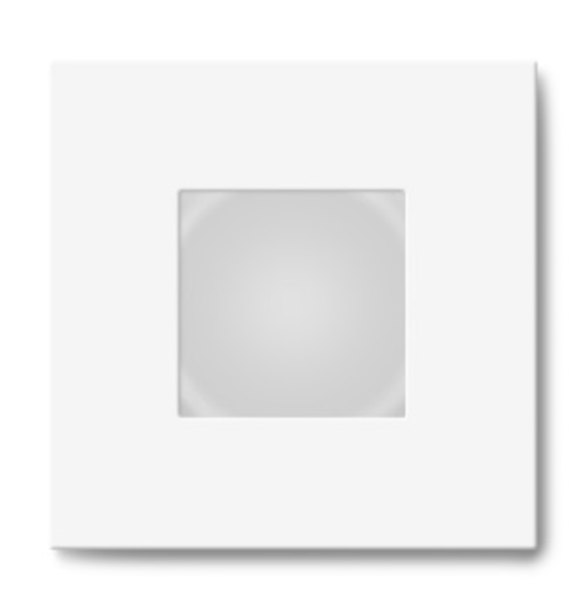 Levně Mivvy LED vestavné nástěnné svítidlo SOLO WHITE A 80x80x26mm 1-3W/4000K SOLA3W4KW