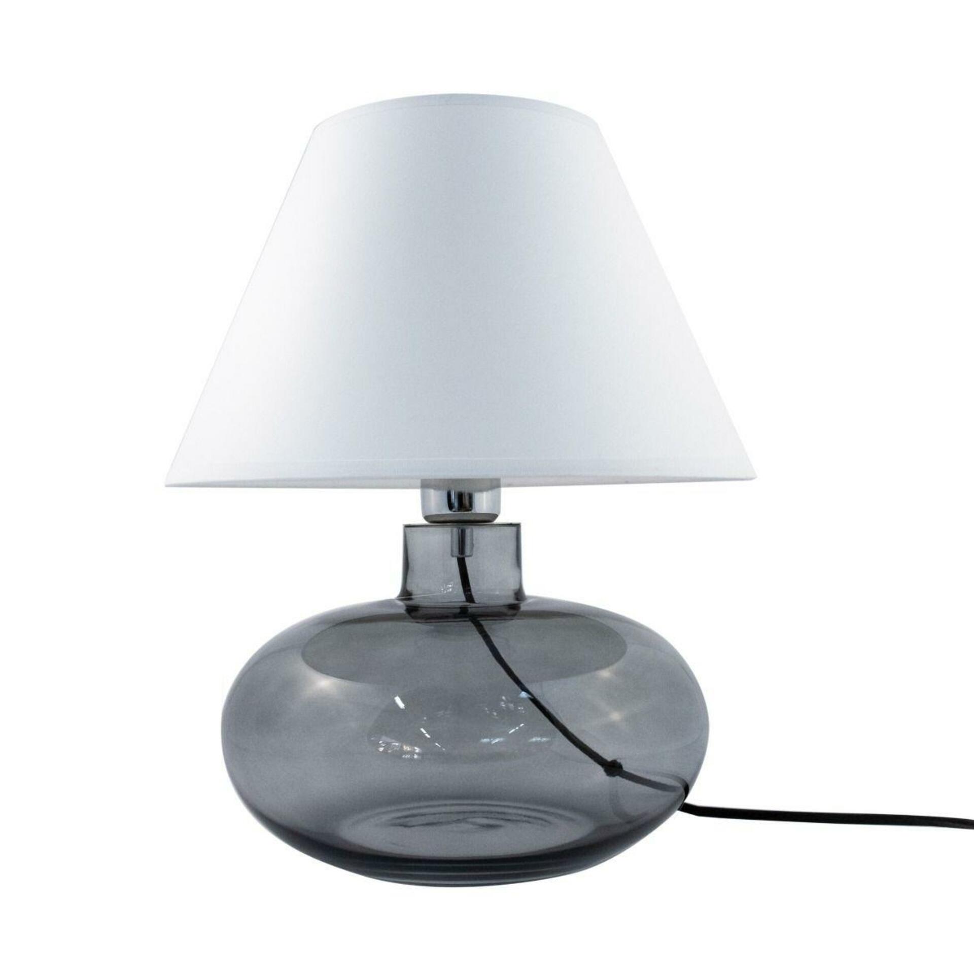 ZUMALINE Stolní lampa MERSIN GRAFIT 5515WH
