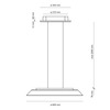 Artemide závěsné svítidlo Febe 30 W 2700K stmívatelné
