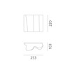 Artemide nástěnné svítidlo Logico Mini Silk E27 10,5 W