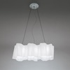 Artemide závěsné svítidlo Logico Mini 3 In Linea Silk, E27, 3x max 12 W