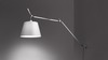 Artemide stolní LED lampa Tolomeo Mega 31 W 2700K stmívatelná hliník bez stínítka a základny