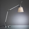 Artemide stolní lampa Tolomeo Basculante 180 E27 max 8 W přírodní pergamen bez základny
