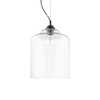 Závěsné svítidlo Ideal Lux Bistro SP1 square fume 112312 šedé 24cm  