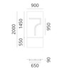 Artemide nástěnné LED svítidlo Alphabet of Light Number 7 22 W 3000K