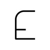Artemide světelný prvek Alphabet of Light písmeno E 30 W 3000K