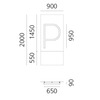 Artemide světelný prvek Alphabet of Light P 32 W 3000K