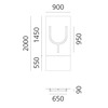 Artemide nástěnné LED svítidlo Alphabet of Light Y 24 W 3000K