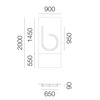 Artemide nástěnné svítidlo Alphabet of Light písmeno b 26 W 3000K