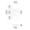 Artemide nástěnné LED svítidlo Alphabet of Light písmeno e 22 W 3000K