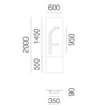 Artemide svítidlo Alphabet of Light písmeno f 18 W 3000K vnitřní
