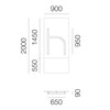 Artemide světelný prvek Alphabet of Light písmeno h 26 W 3000K
