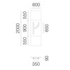 Artemide nástěnné LED svítidlo Alphabet of Light písmeno r 14 W 3000K