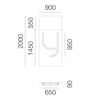 Artemide nástěnné svítidlo Alphabet of Light písmeno y 28 W 3000K