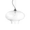 Závěsní svítidlo Ideal Lux Bistro SP1 round fume 120904 šedé 40cm  