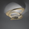Artemide stropní LED svítidlo Pirce 44 W 3000K stmívatelné zlaté